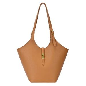 NWT Viral Tik Tok Miztique Isabelle 2 In 1 Scoop Neck Tote Camel